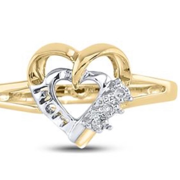 Real Diamond Mom ring for Mother’s Day! A sale so big it’s unbelievable Not CZ! - Picture 1 of 8